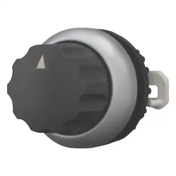 Eaton M22-WR4 Manípulo de interruptor rotativo preto, 4 posições, com retenção