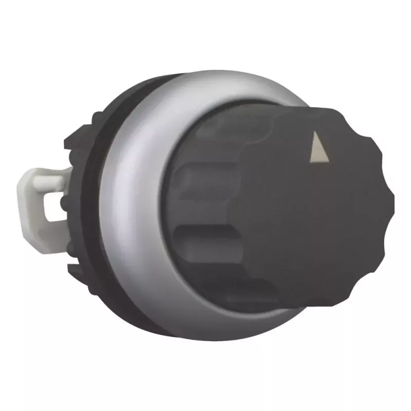 Eaton M22-WR4 Manípulo de interruptor rotativo preto, 4 posições, com retenção