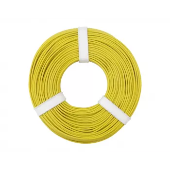 Donau Elektronik 125-053 Cabo flexível 0,25 mm² amarelo 50 m