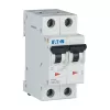 Eaton FAZ-C10/2 Disjuntor de proteção de linha (MCB), 10 A, bipolar, tipo C, 400 V AC, 10 kA 278756