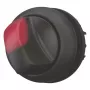 Eaton M22S-WLKV-R Acionador de interruptor seletor, 2 posições com retenção, manípulo rotativo preto, anel frontal de plástico 284399