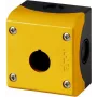 Eaton M22-IY1 caixa vazia, 1 posição de montagem, fixação à base, 80 x 72 x 56 mm, amarelo