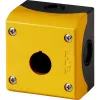 Eaton M22-IY1 caixa vazia, 1 posição de montagem, fixação à base, 80 x 72 x 56 mm, amarelo
