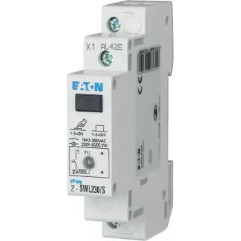 Eaton Z-SWL230/S atuador de botão de paragem de emergência, cabeça de cogumelo, desbloqueio por tração, vermelho/amarelo, montagem de 22,5 mm 292300
