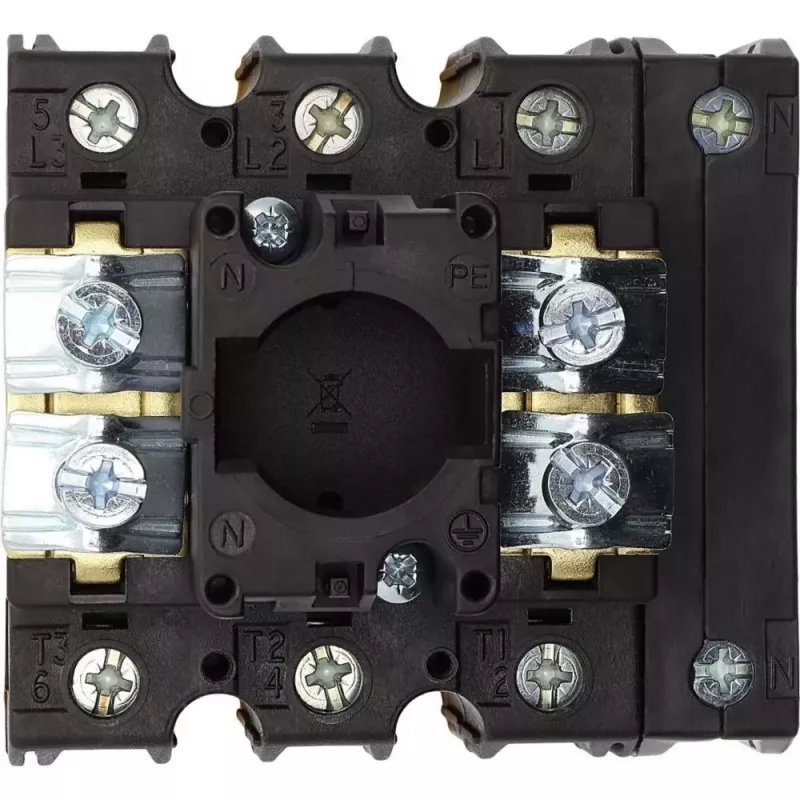 Eaton P3-63/EA/SVB/N interruptor principal 3 polos 63A vermelho/amarelo 010398