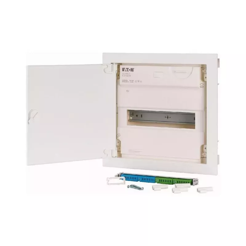 Eaton KLV-12HWP-F quadro de distribuição pequeno embutido, 1 fila, 12 módulos, branco 178806