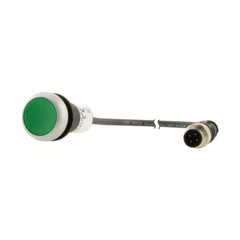 Eaton C22-D-G-K10-P3 Botão de pressão saliente, verde, 1NO, momentâneo, 22,5 mm 181632