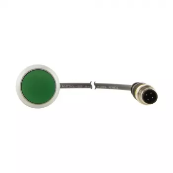 Eaton C22-D-G-K10-P3 Botão de pressão saliente, verde, 1NO, momentâneo, 22,5 mm 181632