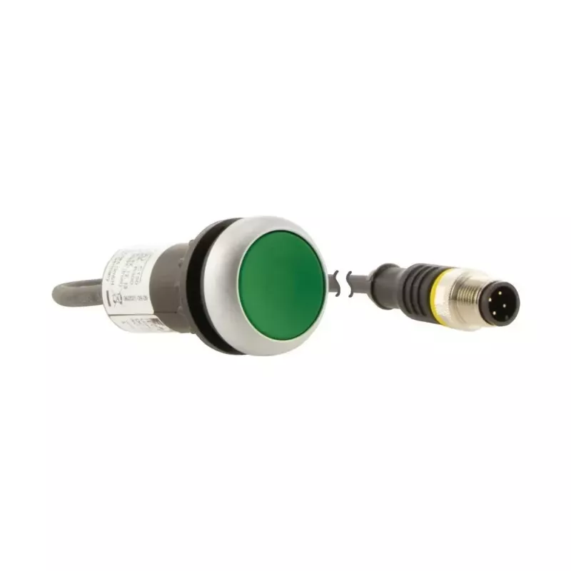 Eaton C22-D-G-K10-P3 botão, rasante, momentâneo, verde, 1NO 181632