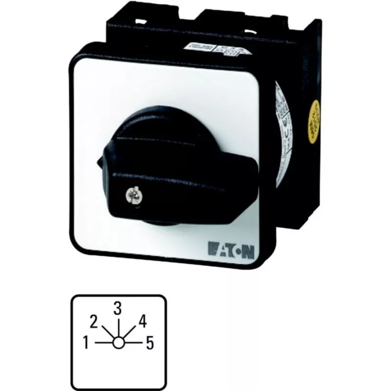 Eaton T0-5-15139/E interruptor de 2 polos, preto/branco 014135