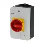 Eaton P1-40/I2H/SVB interruptor ligar/desligar com paragem de emergência, bloqueável, 40 A, 690 V, 1 x 90°, cinzento/preto/vermelho/amarelo 199922