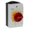 Eaton P1-40/I2H/SVB interruptor ligar/desligar com paragem de emergência, bloqueável, 40 A, 690 V, 1 x 90°, cinzento/preto/vermelho/amarelo 199922