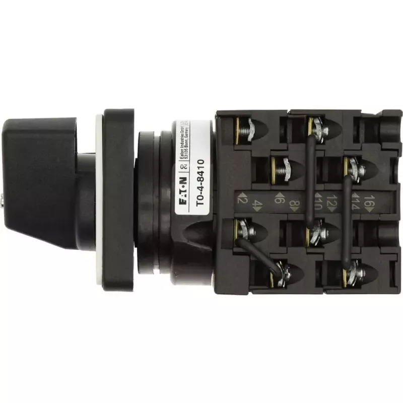 Eaton T0-4-8410/E Interruptor de came 3 polos 20A 690V 4 posições preto 024604