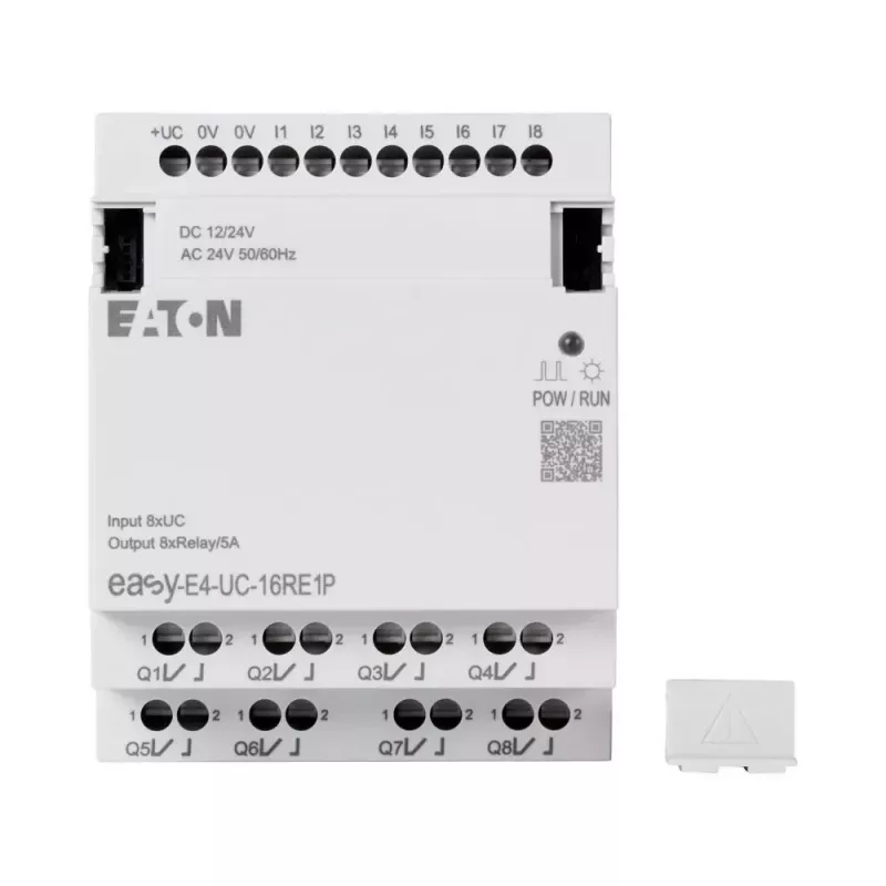 Eaton EASY-E4-UC-16RE1P Módulo de expansão de relé inteligente, 8 entradas digitais, 8 saídas de relé, calha DIN 197511