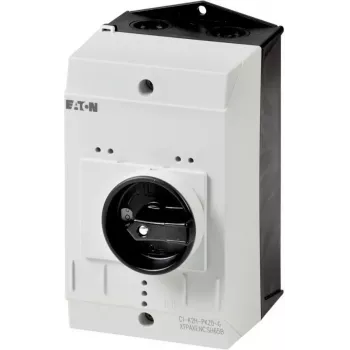 Eaton CI-K2-PKZ0-G Caixa vazia com interruptor rotativo, 160 x 100 x 130 mm, cinzento/preto 219654