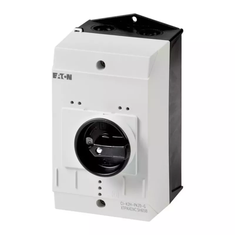 Eaton CI-K2-PKZ0-G Caixa vazia com interruptor rotativo, 160 x 100 x 130 mm, cinzento/preto 219654