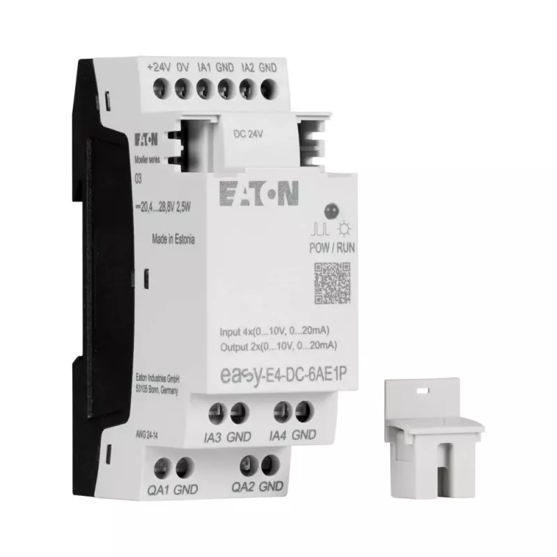 Eaton easyE4 EASY-E4-DC-6AE1P módulo de expansão PLC 197516