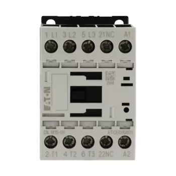 Eaton DILM15-01 Contator, 3 polos, 15 A, bobina 230 V AC, 1 contacto auxiliar NC 290093