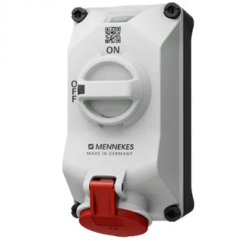Mennekes DUOi 16A 5 polos 6h 400V IP44 tomada CEE de parede 5611506G