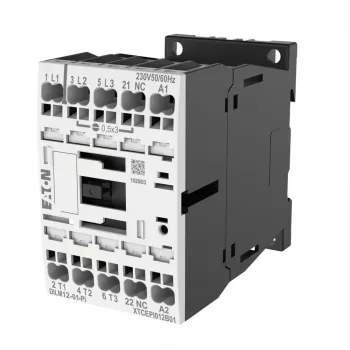EATON DILM12-01 24V DC contactor, 3 polos, 12 A, 1 contacto auxiliar NO 199248