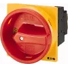 Eaton P1-32/EA/SVB/N/HI11 interruptor principal 4 polos, 32A, IP65, caixa preta com punho vermelho/amarelo 057859