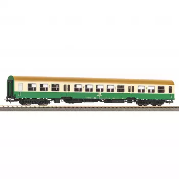 PIKO 28004 H0 carruagem de entrada central Halberstadt bege-verde 2.ª classe DR
