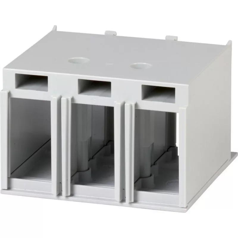 Tampa de terminais Eaton 260038 para disjuntor de potência NZM2 3 polos, armação BG2, cinzento
