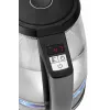 Chaleira de vidro Bartscher 1,7L com 6 níveis de temperatura e indicador LED 200135