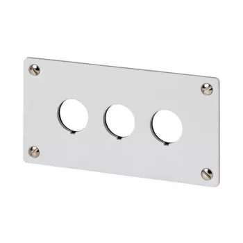 Eaton M22-E3Q Caixa de alumínio para estação de comando, cinzento, 3 aberturas, IP65 216544