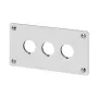 Eaton M22-E3Q Caixa de alumínio para estação de comando, cinzento, 3 aberturas, IP65 216544