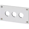 Eaton M22-E3Q Caixa de alumínio para estação de comando, cinzento, 3 aberturas, IP65 216544