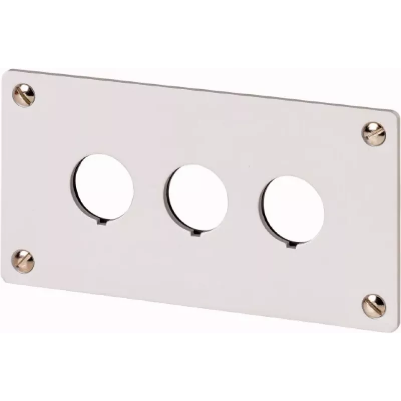 Eaton M22-E3Q Caixa de alumínio para estação de comando, cinzento, 3 aberturas, IP65 216544