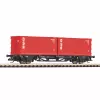 Piko TT 47727 TT Vagão porta-contentores 2x20 DSR da DR