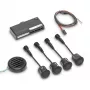 Dometic MagicWatch MWE820 Ajuda de estacionamento traseira com fios com alarme acústico, 4 sensores ultrassónicos, preto 9600000353