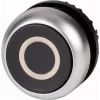 Eaton M22-D-S-X0 interruptor de botão de pressão, preto/metálico 216609