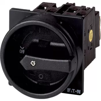 Eaton T0-1-102/EA/SVB-SW Interruptor de came bloqueável 20 A unipolar 90° preto