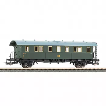 PIKO 53195 H0 DR Vagão Sachsen tipo B, Época III, verde