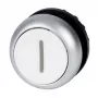 Eaton M22-DR-W-X1 atuador de botão de pressão plano, branco, com bloqueio, sem marcação, lente redonda, 22 mm, IP67 216634