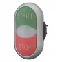 Eaton M22-DDL-GR-GB1/GB0 botão, multicolor, plástico, IP66, 32,2 x 54,7 mm 216702