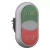 Eaton M22-DDL-GR-GB1/GB0 botão, multicolor, plástico, IP66, 32,2 x 54,7 mm 216702