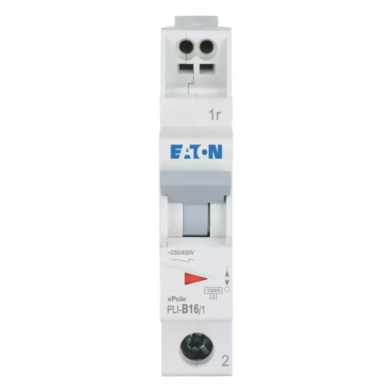 Eaton PLI-B16/1 disjuntor em miniatura, tipo B, 16 A, unipolar 101251