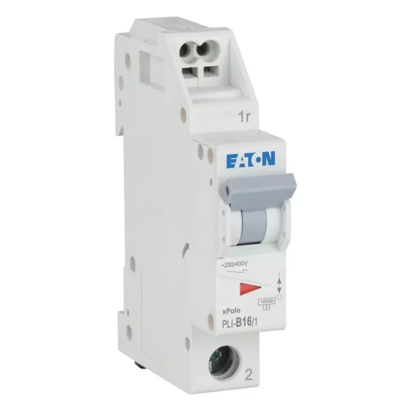 Eaton PLI-B16/1 disjuntor em miniatura, tipo B, 16 A, unipolar 101251