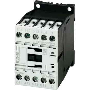 Eaton DILM7-01 contactor, 3 polos, bobina 24 V DC, 7 A, 3 kW, 1 contacto auxiliar NC, IP20 276600