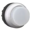 Eaton M22-DRLH-W interruptor de botão de pressão, branco/preto/metalizado 216788