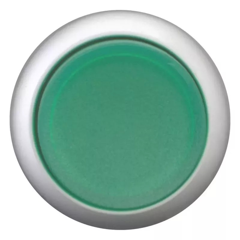 Eaton M22-DRLH-G atuador de botão luminoso, elevado, verde, em branco 216796