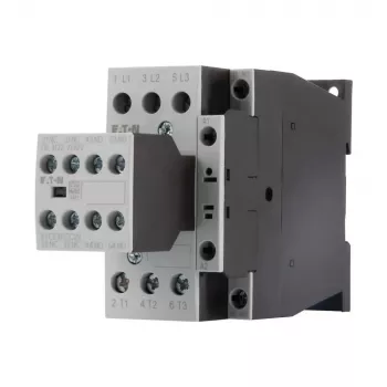 Eaton DILM25-32 contactor de potência tripolar, bobina 230 V AC, 11 kW, 25 A, 3NO + 2NO/2NC contactos auxiliares 277228