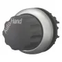 Eaton M22-WR-X91 atuador de seletor rotativo, anel frontal em plástico, preto 216859
