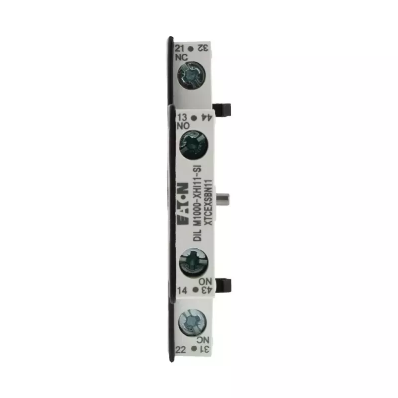 Eaton DILM1000-XHI11-SI bloco de contactos auxiliares, 1NO+1NC, montagem lateral, terminais de parafuso 278425