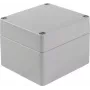 Bopla A 120 caixa universal 122 x 120 x 90 mm, alumínio, cinzento prateado RAL 7001 01120000.H