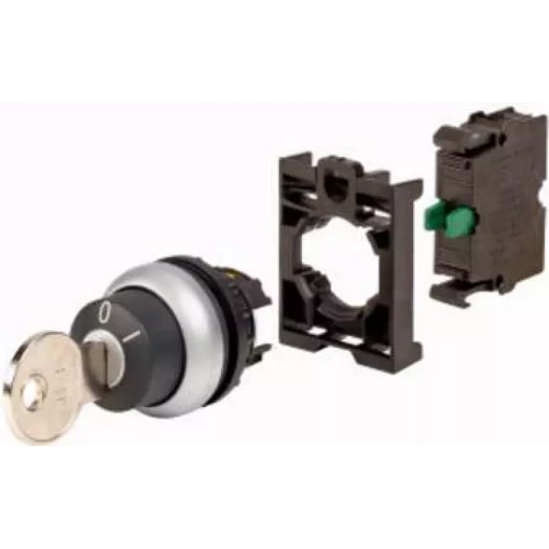 Eaton M22-WS-K10-BVP atuador de interruptor de chave, anel frontal de plástico, preto 110921